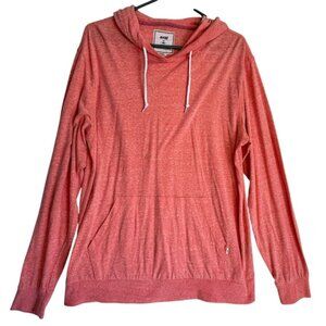 CCS‎ Coral Heathered Pullover Hoodie Long Sleeve Kangaroo Pocket XL